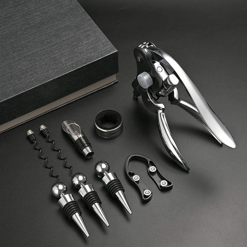 Coffret-cadeau d'accessoires pour le vin